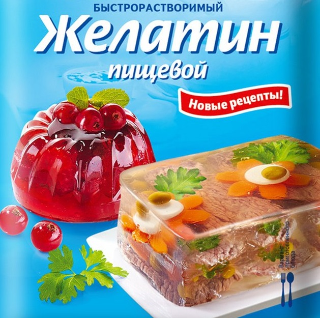 Про употребление пищевого желатина